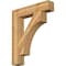 Ekena Millwork Westlake Block Rough Sawn Bracket, Western Red Cedar, 6"W x 32"D x 38"H BKT06X32X38WTL05RWR - alternate 1